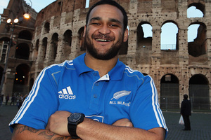 All Black Piri Weepu. Photo / Hannah Johnston