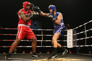 The weekend's show reached into the public's consciousness largely by pitting champion rower Eric Murray against league beast Manu Vatuvei. Photo / Getty Images