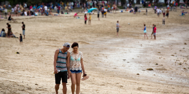 The long-range forecast is for - finally - a sunny Southern Hemisphere Christmas Day. Photo / Dean Purcell