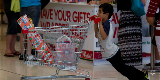 Shopping centres seem busier this year than last. Photo / Sarah Ivey