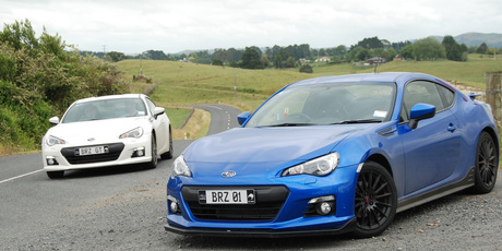 Despite following its Toyota 86 sibling onto the market, the BRZ has an exclusive edge: there'll be no more than 40 sold next year. Photo / Jacqui Madelin