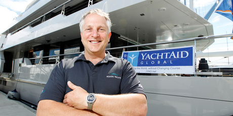 Big Fish captain Winston Joyce-Clarke is about to deliver aid to Fiji. Photo / Michael Craig