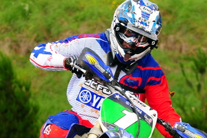 Now: Darryll King will once again defend his national title riding a Yamaha YZ 250cc 2-stroke. Photo / Andy McGechan, BikesportNZ.com