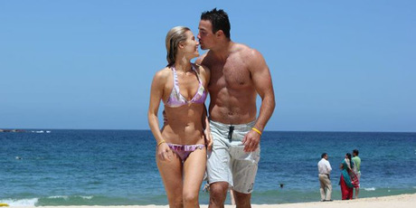 Amy Rhodes said yes when All Black Richard Kahui proposed. Photo / Supplied
