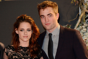 Kristen Stewart and Robert Pattinson. Photo / AP