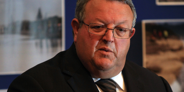 Mr Brownlee conveniently ignores the fact that his ministry officials were closely involved in the design and writing of this commissioned Sinclair Knight Merz report. Photo / Greg Bowker