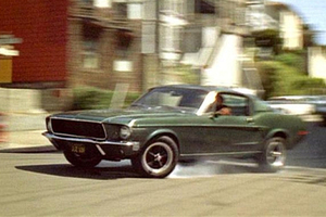 Steve McQueen was behind the wheel of this Mustang in the 1968 movie Bullitt. Photo / Supplied