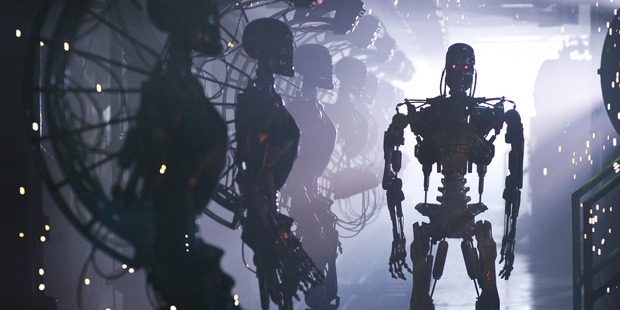 In 'The Terminator' movies artificially intelligent machines try to exterminate the human race.