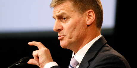 Finance Minister Bill English said today that the government planned to keep spending in check as the global economy put its budget surplus at risk. Photo / Mark Mitchell