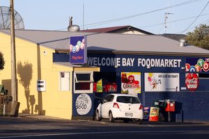 A teen has admitted to an armed robbery at the Welcome Bay Foodmarket. Photo / Bay Of Plenty Times