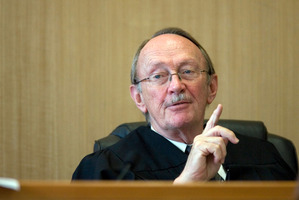Justice Russell Callander sent four defendants back to the cells in the interest of public safety. Photo / NZPA
