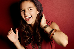 If Carly Rose Sonenclar, 13, can muster one of her top performances she should win X Factor USA. Photo / Supplied