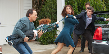 The film comes across somewhat like a series of gags, and the premise is stretched thin, but this is balanced by some heartfelt moments. Photo / Supplied