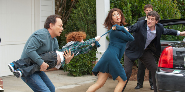 The film comes across somewhat like a series of gags, and the premise is stretched thin, but this is balanced by some heartfelt moments. Photo / Supplied