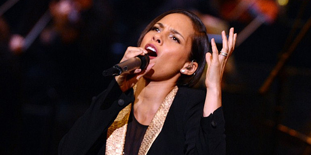 Alicia Keys performs at the Dolby Theatre in California. Photo/AP