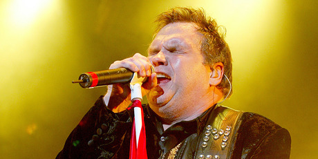 Meatloaf performing with the Auckland Philharmonia at Western Springs. Photo/Martin Sykes