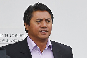 Tawera Nikau outside the Hamilton High Court. Photo / Christine Cornege
