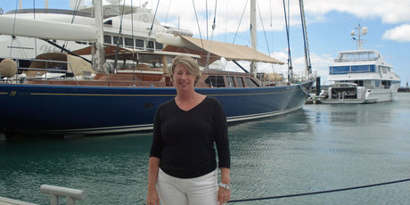 New Zealand's busy season for superyacht visits is September through to April/May, says Jeanette Tobin. Photo / Supplied