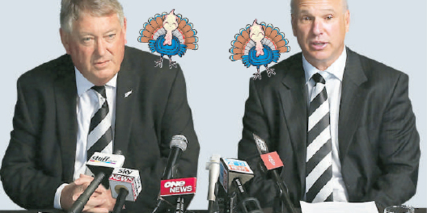NZ Cricket's Chris Moller and David White make the turkeys of 2012 list.