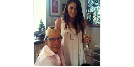 Paul Holmes and daughter Millie on Christmas Day. Photo / Supplied