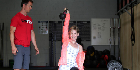 Rachel Grunwell tries CrossFit, an ever-changing workout that simulates functional but challenging movements useful in everyday life and can quickly become addictive. Photo / Doug Sherring