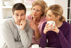 Christmas get-togethers with relatives are more enjoyable if everyone makes an effort not to press anyone's else's 'buttons'. Photo / Getty Images
