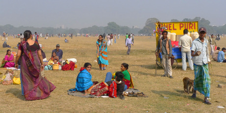 The Maidan is a green expanse in Kolkata. Photo / Supplied