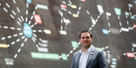 Jesse Thomas' goal is to be the hottest digital agency in New Zealand. Photo / Christine Cornege