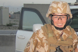 Navy Lieutenant Commander Kelly Ashton-Kells on deployment in Kabul. Photo / Supplied