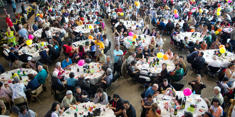 Auckland City Mission's Christmas lunch is the biggest in the country. Photo / Richard Robinson