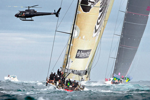 The Tattersall's Cup is awarded to the yacht that finishes the race fastest. Photo / Rolex Yachting