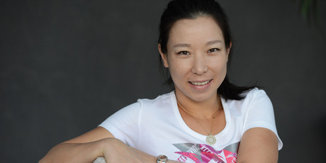 China's Zheng Jie in Auckland yesterday. Photo / Photosport