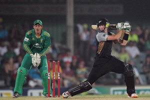 The good work of Martin Guptill in East London was undone by New Zealand's mediocre effort in Port Elizabeth yesterday. Photo / AP