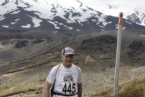 Self-confessed "old goat" Brian Smith, 80, runs NZ's hardest half marathon. Photo / Supplied