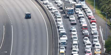 Auckland faces a congestion crisis in the city centre if we don't invest in better rail and bus systems. Photo / Brett Phibbs