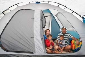 Campers will be hoping the weather is kind to them. Photo / APN