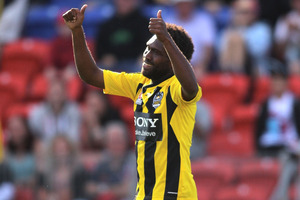 Wellington Phoenix super-sub Benjamin Totori has taken his time to find his niche in the A-League but the livewire attacker may just be up to speed now. Photo / Getty Images.