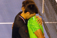 Novak Djokovic and Rafael Nadal played one of the greatest tennis matches of all time at the Australian Open. Photo / Getty Images