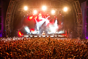 Kimbra performs at Rhythm and Vines in Gisborne. Photo / supplied