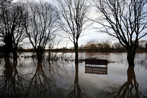 The UK is on the brink of having had its wettest year since records began. Photo / AP