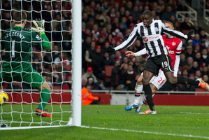 Newcastle United's Demba Ba. Photo / AP