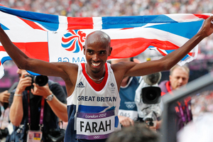 Mo Farah. Photo / Mark Mitchell