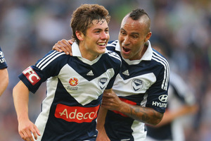 Marco Rojas has been in outstanding form for Melbourne. Photo / Getty Images