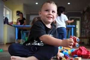 Three-year-old Cane Bradley's parents would be better off financially if they moved to Australia. Photo / Greg Bowker
