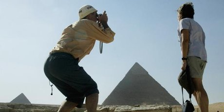 Fewer tourists are visiting Egypt's awe-inspiring pyramids these days. Photo / Alan Gibson