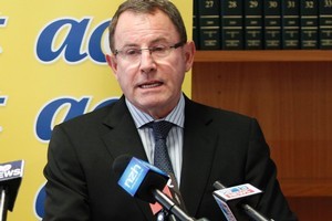 New ACT Party leader John Banks. Photo / Mark Mitchell