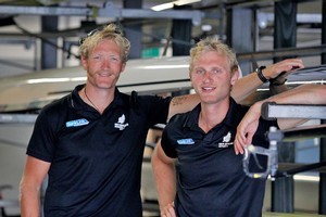 Eric Murray, left, and Hamish Bond. Photo / Christine Cornege