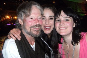 Ian Foldesi, with two of his daughters. Photo / Supplied