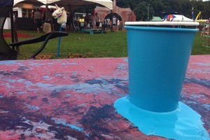 One of the pop up bars at the Splore festival. Photo / Nicky Park