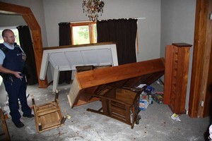 A rural Carterton house has suffered 'the worst vandalism' some police have ever seen. Photo / Wairarapa Times-Age